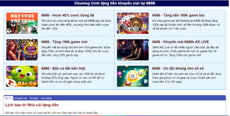 Khám phá sự chuyên nghiệp của 6686 - 6686vn Bet trong giao diện thiết kế