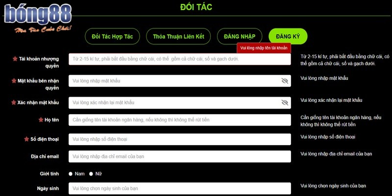 Hướng dẫn chi tiết các thao tác thực hiện đăng ký